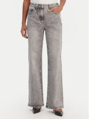 Morgan Jeansy 261-PIGRIM Szary Wide Leg