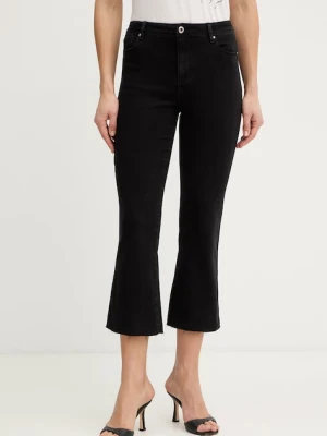 Morgan jeansy bootcut damskie czarny