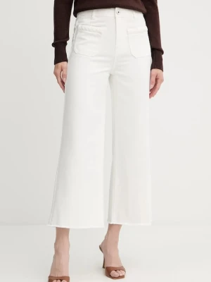Morgan jeansy damskie kolor biały POPPY