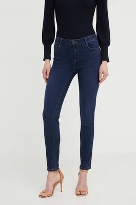 Morgan jeansy PARDA damskie kolor granatowy