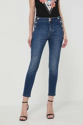 Morgan jeansy PAELIO damskie kolor granatowy