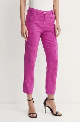 Morgan jeansy PINK damskie high waist PINK