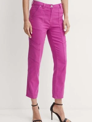 Morgan jeansy PINK damskie high waist PINK