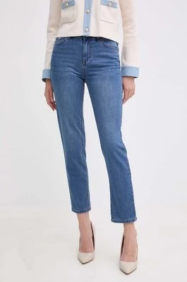 Morgan jeansy PSILVY damskie kolor niebieski PSILVY