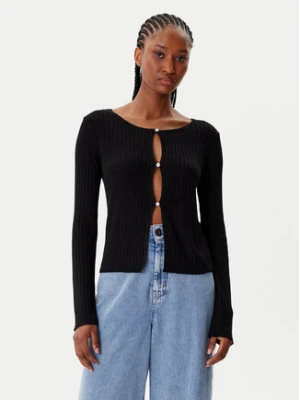 Morgan Kardigan 252-MIZOR Czarny Slim Fit