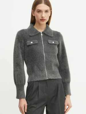 Morgan kardigan MDOMI damski kolor szary lekki MDOMI