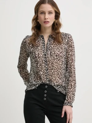 Zdjęcie produktu Morgan koszula CARRY.F damska kolor czarny regular z kołnierzykiem klasycznym CARRY.F