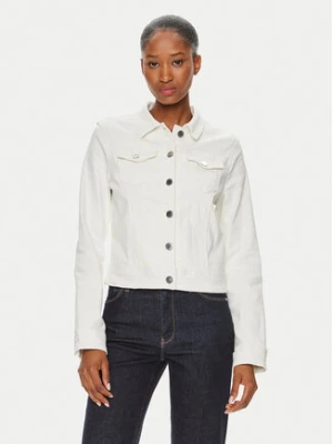 Morgan Kurtka jeansowa 221-VPOM1 Biały Slim Fit