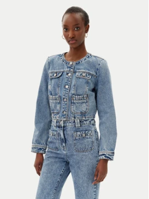 Morgan Kurtka jeansowa 251-VCHARME Niebieski Regular Fit