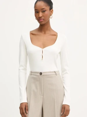 Morgan longsleeve kolor beżowy TKARA