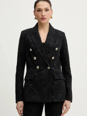Morgan marynarka kolor czarny dwurzędowa wzorzysta VFILA.F