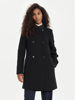 Morgan Płaszcz wełniany 242-GSUZI Czarny Slim Fit