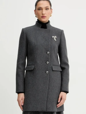 Morgan płaszcz z dodatkiem wełny kolor szary GBROCHE