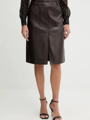 Morgan spódnica JILF kolor brązowy midi ołówkowa JILF