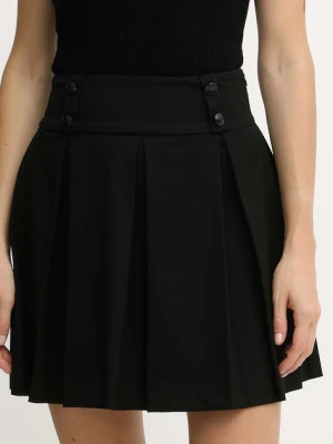 Morgan spódnica JOSH.F kolor czarny mini rozkloszowana JOSH.F