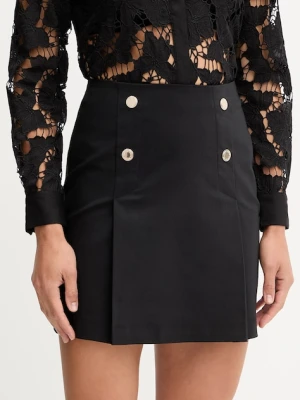 Morgan spódnica kolor czarny mini rozkloszowana JPALE