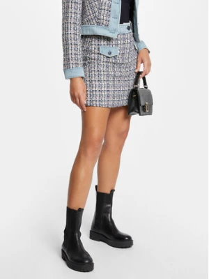 Morgan Spódnica mini 241-JOUCO Niebieski Regular Fit