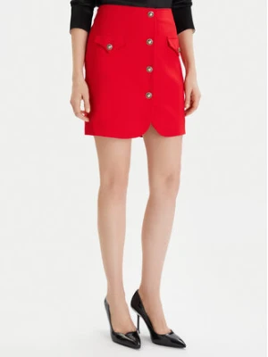 Morgan Spódnica mini 252-JADOR.F Czerwony Slim Fit