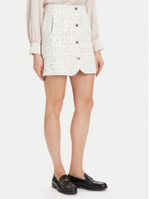 Morgan Spódnica mini 252-JGABY Beżowy Slim Fit