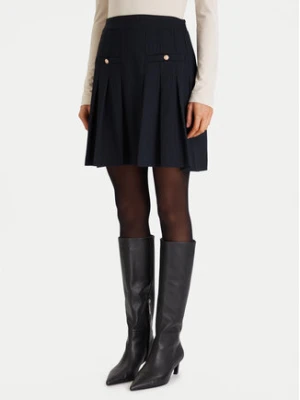 Morgan Spódnica plisowana 252-JLOUI.F Granatowy Regular Fit