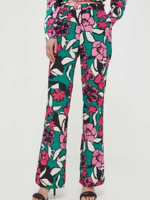 Morgan spodnie damskie dzwony high waist