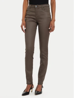 Morgan Spodnie materiałowe 212-PALONA Brązowy Slim Fit