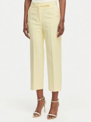 Morgan Spodnie materiałowe 261-PVADO.F Żółty Regular Fit