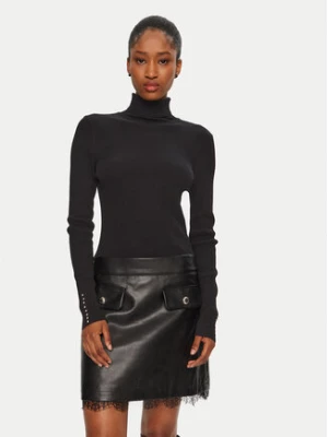 Morgan Sukienka dzianinowa 242-REGOX Czarny Slim Fit