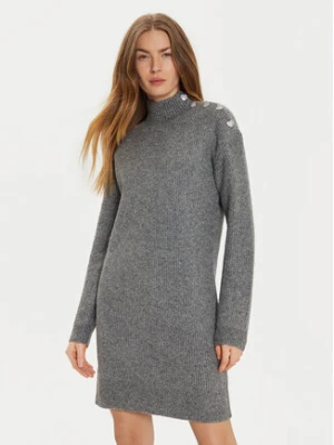 Morgan Sukienka dzianinowa 242-RMSTORI Szary Loose Fit