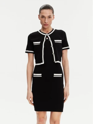 Morgan Sukienka dzianinowa 251-RMBIBI Czarny Slim Fit