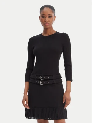 Morgan Sukienka dzianinowa 261-RANOS Czarny Slim Fit