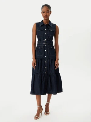 Morgan Sukienka jeansowa 251-RNAUTICA Granatowy Regular Fit