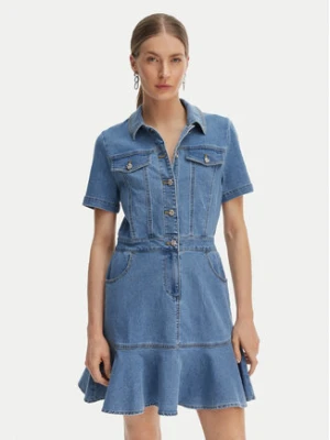 Morgan Sukienka jeansowa 261-RIGHT Niebieski Slim Fit