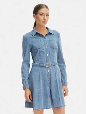 Morgan Sukienka jeansowa 261-RODEX Niebieski Slim Fit