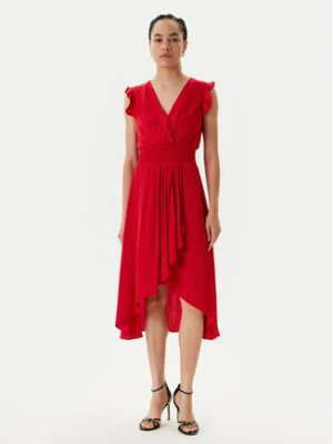 Morgan Sukienka koktajlowa 222-RWALLY Czerwony Regular Fit