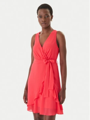 Morgan Sukienka koktajlowa 241-ROSVAL Różowy Regular Fit