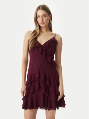 Morgan Sukienka koktajlowa 261-RDADOU Bordowy Regular Fit