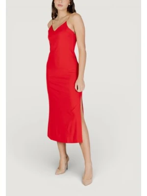 Morgan Sukienka koktajlowa 261-RYAN Czerwony Regular Fit