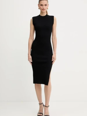 Morgan sukienka kolor czarny mini dopasowana RMLISEA
