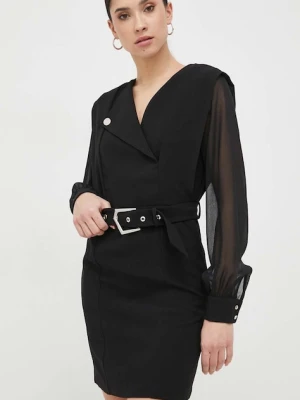 Morgan sukienka kolor czarny mini prosta