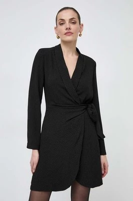 Morgan sukienka RVOLCA kolor czarny mini rozkloszowana