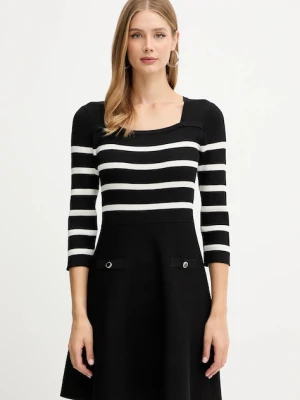 Morgan sukienka kolor czarny mini rozkloszowana RMPIA