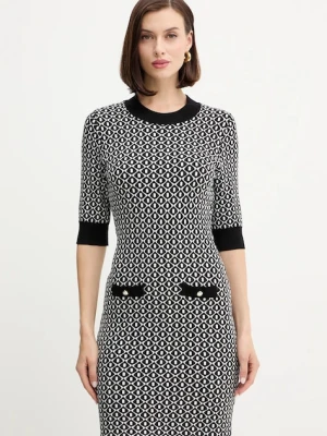 Morgan sukienka kolor czarny mini rozkloszowana RMSIXTA