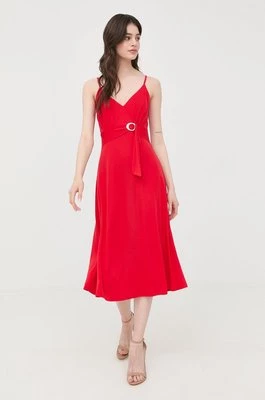 Morgan sukienka kolor czerwony mini rozkloszowana