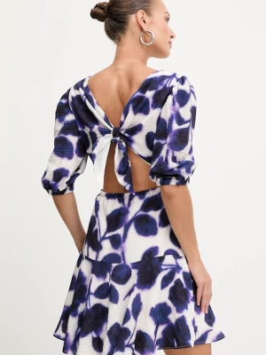 Morgan sukienka kolor granatowy mini rozkloszowana RINER.F