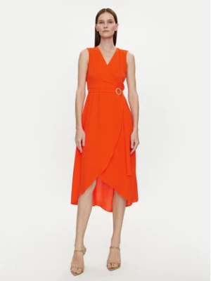 Morgan Sukienka letnia 241-ROAN Pomarańczowy Regular Fit