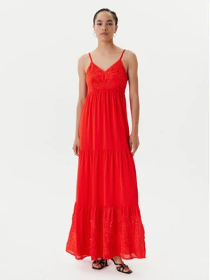 Morgan Sukienka letnia 242-ROUBI Czerwony Loose Fit