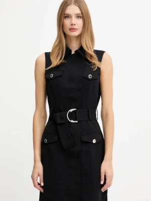 Morgan sukienka RAFIK kolor czarny mini dopasowana RAFIK