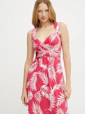 Morgan sukienka RCAPA kolor różowy mini prosta RCAPA