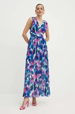 Morgan sukienka RIMEO.F kolor fioletowy maxi rozkloszowana